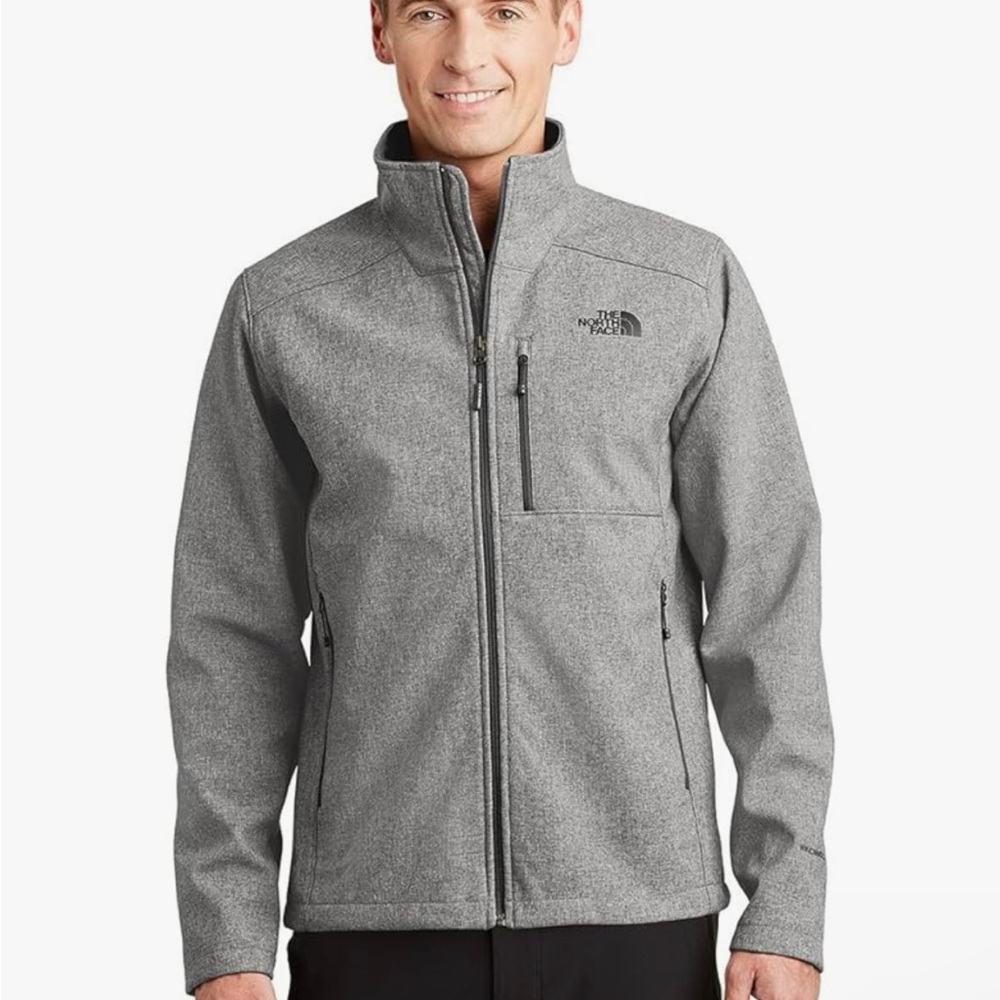 The North Face Men's Gray‎ Jacket Full Zip Pockets Sz M